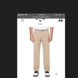 Callaway golf pants/slacks. Chincilla color. 35x32
